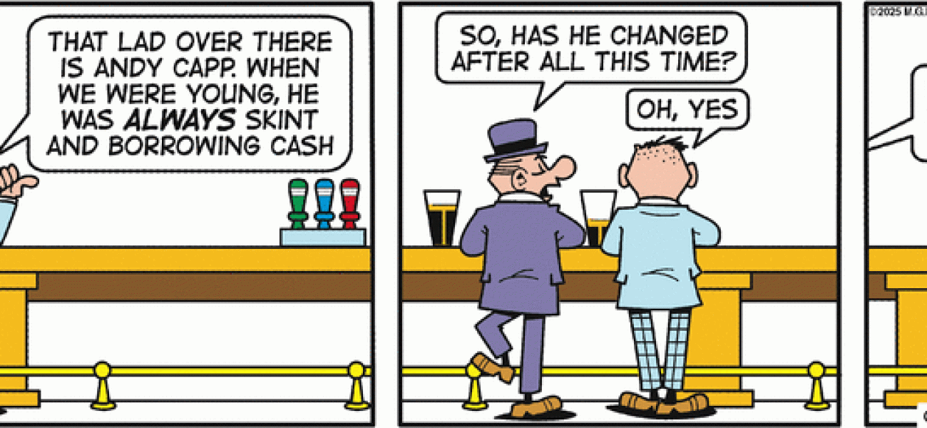 Andy Capp by Reg Smythe on Mon, 23 Jun 2025
